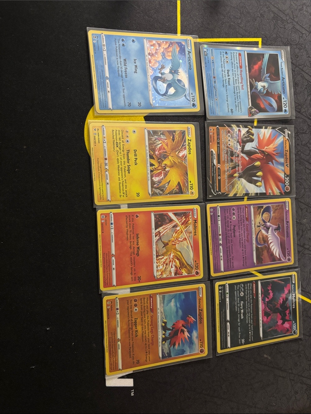 Pokemon Card Lot - Yellow, Blue, Red, Purple, Black